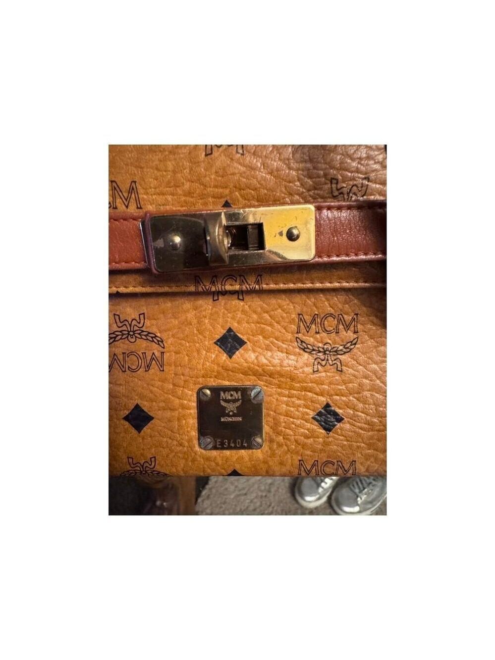 MCM Mini Visetos Kelly Heritage Satchel - Picture 11 of 11
